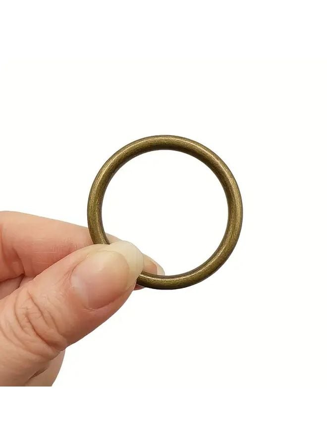 12 5mm Silvery Metal O Rings 10pcs Set for DIY Accessories and Sewing - Image 2